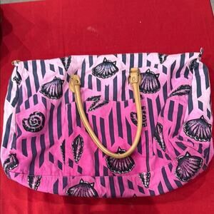 BDG Pink and Blue shell  Tote Bag